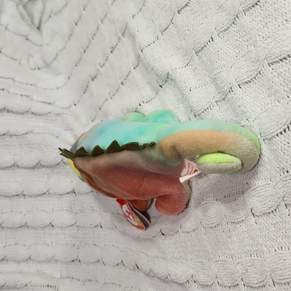 🕸Vintage Ty Beanie Baby Original "Iggy" The Iguana 1997 P.V.C Pellets - Picture 4 of 12